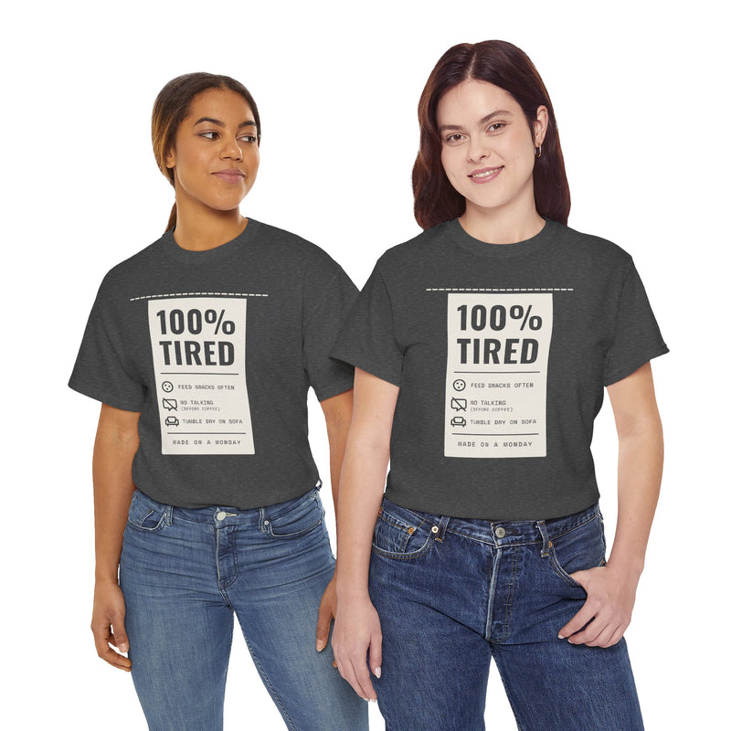 Getragen: 100% Tired – zwei Models