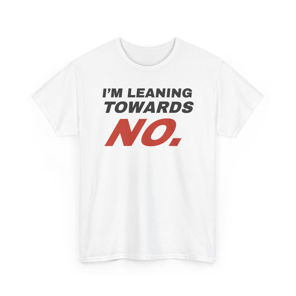 I'm Leaning Towards No