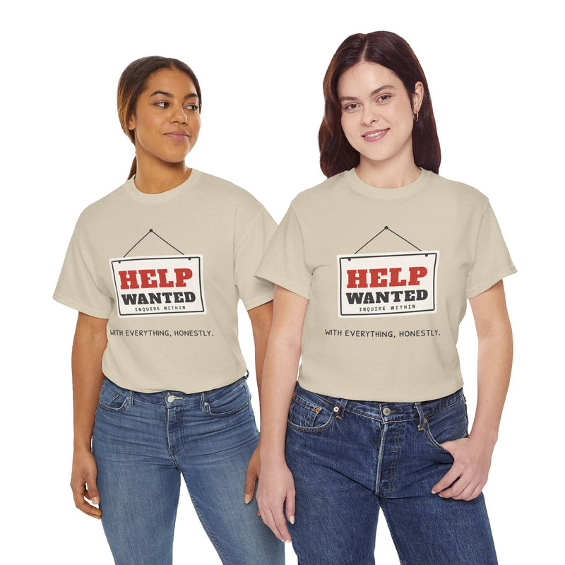 Getragen: Help Wanted – zwei Models
