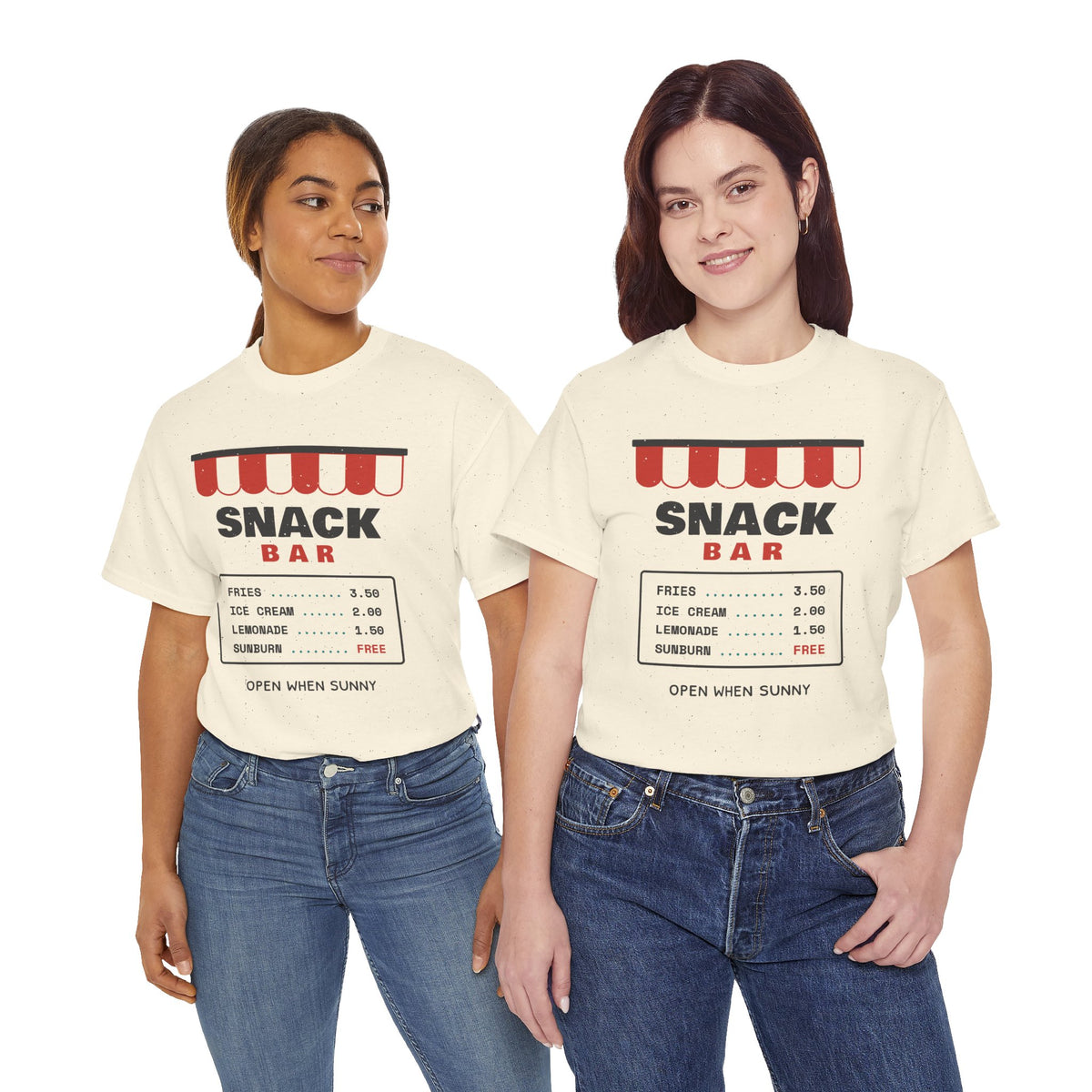 Getragen: Snack Bar – zwei Models